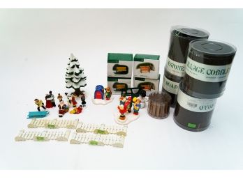 Collection Of Christmas Village Accessories