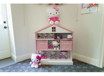 Book Case With Hello Kitty Dolls Collection