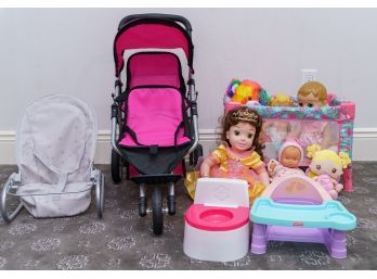 Collection Of Children's Dolls And Play Toys
