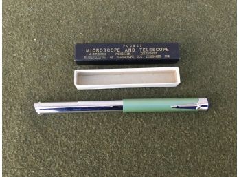 Pocket Microscope And Telescope In Original Box. In Excellent Condition.