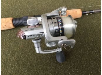 Shakespeare Fishing Rod And Shakespeare Micro Series Spinning Reel. Like New.