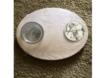 New Bread And Oil Serving Set