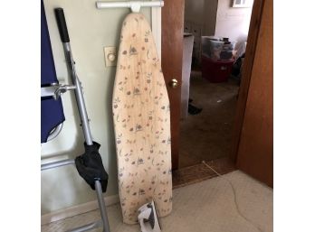 Ironing Board And Conair Steam Iron