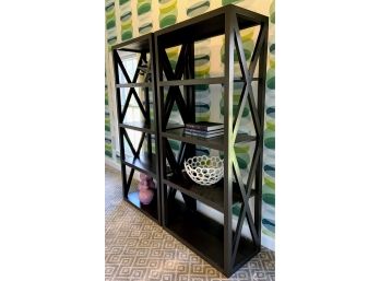 Pair Of Trittr Feefer Madame X Bookcases-$2700 Retail!