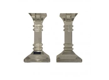 Pair Of Waterford Crystal Candlesticks