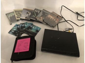 DVD Player With Assorted DVD's