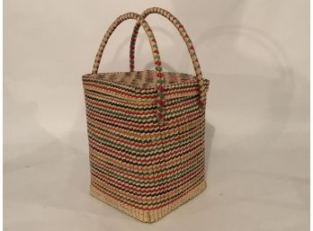 Colorful Woven Basket