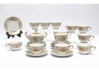 Vintage Gold Plated Sadek Coffee China