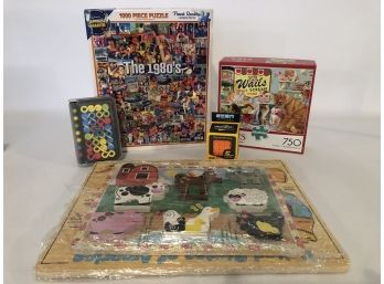 Assorted Lot Of Puzzle Games