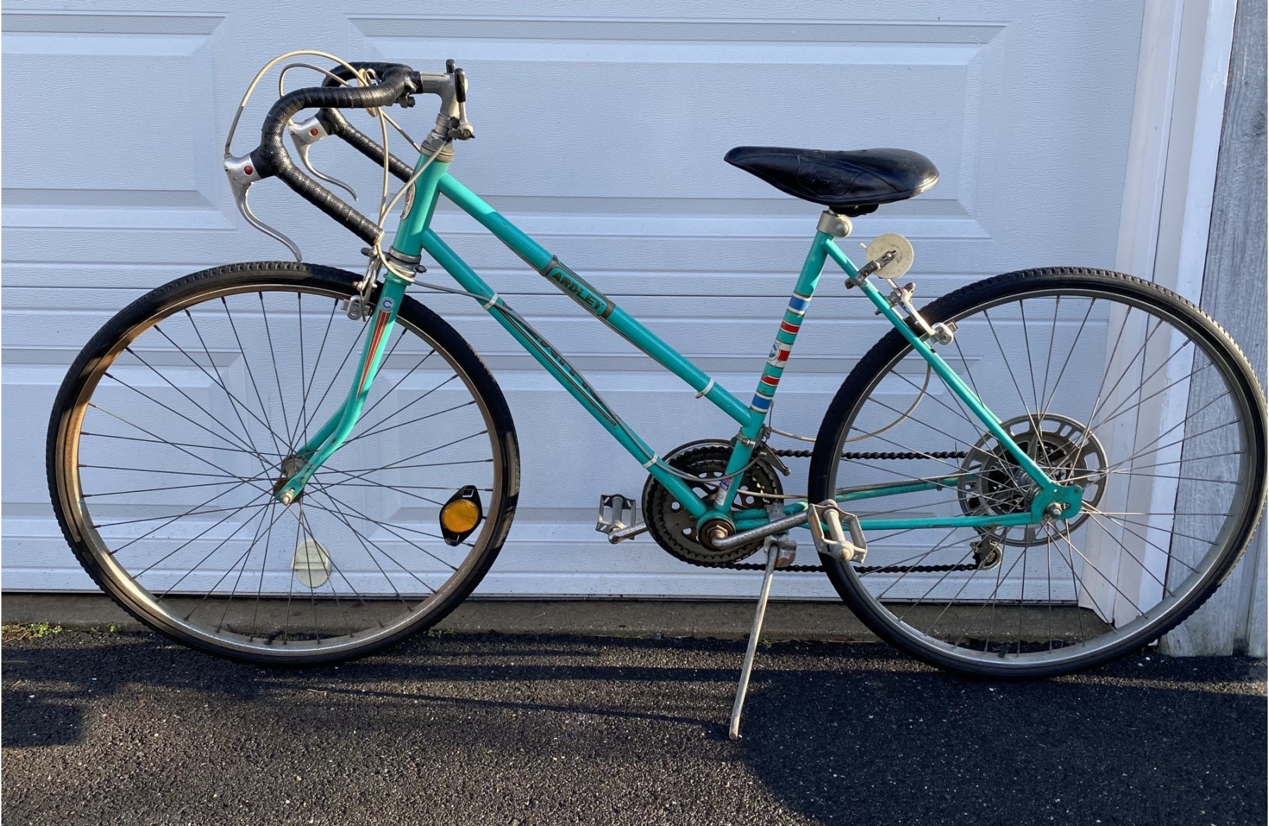 Vintage Early 1980 Era Green 10 Speed Columbia Ardley Bicycle