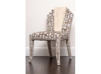 Travertine Accent Chair