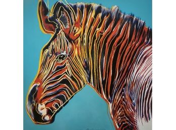 ANDY WARHOL - Endangered Species, Zebra, 1983 - FINE ART PRINT ON THICK ARCHIVAL PAPER