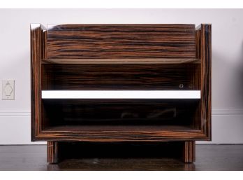 Lacquer Woodgrain Console