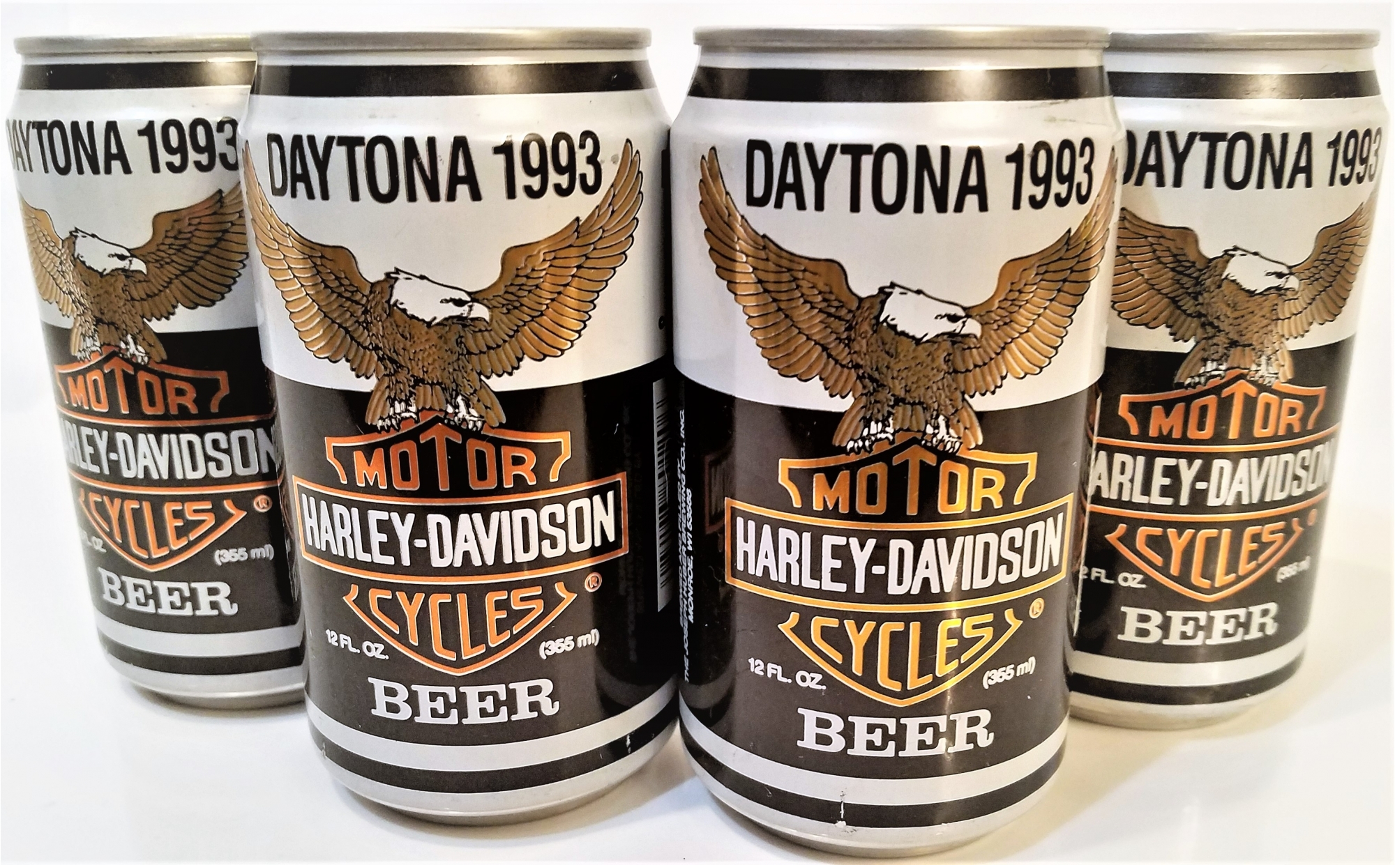 1993 Daytona Harley Davidson Motorcycles Collectible Beer Cans