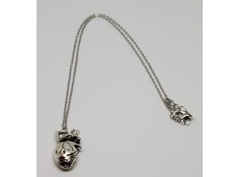 Anatomically Correct Heart Pendant Necklace