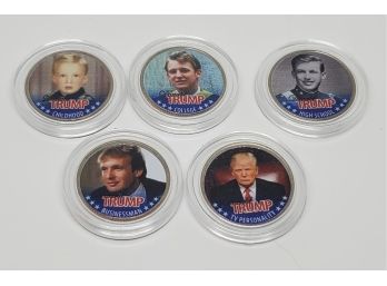 2015 NY State Quarters Donald Trump Set With COA