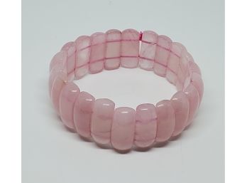Nice Rose Quartz Stretch Bracelet