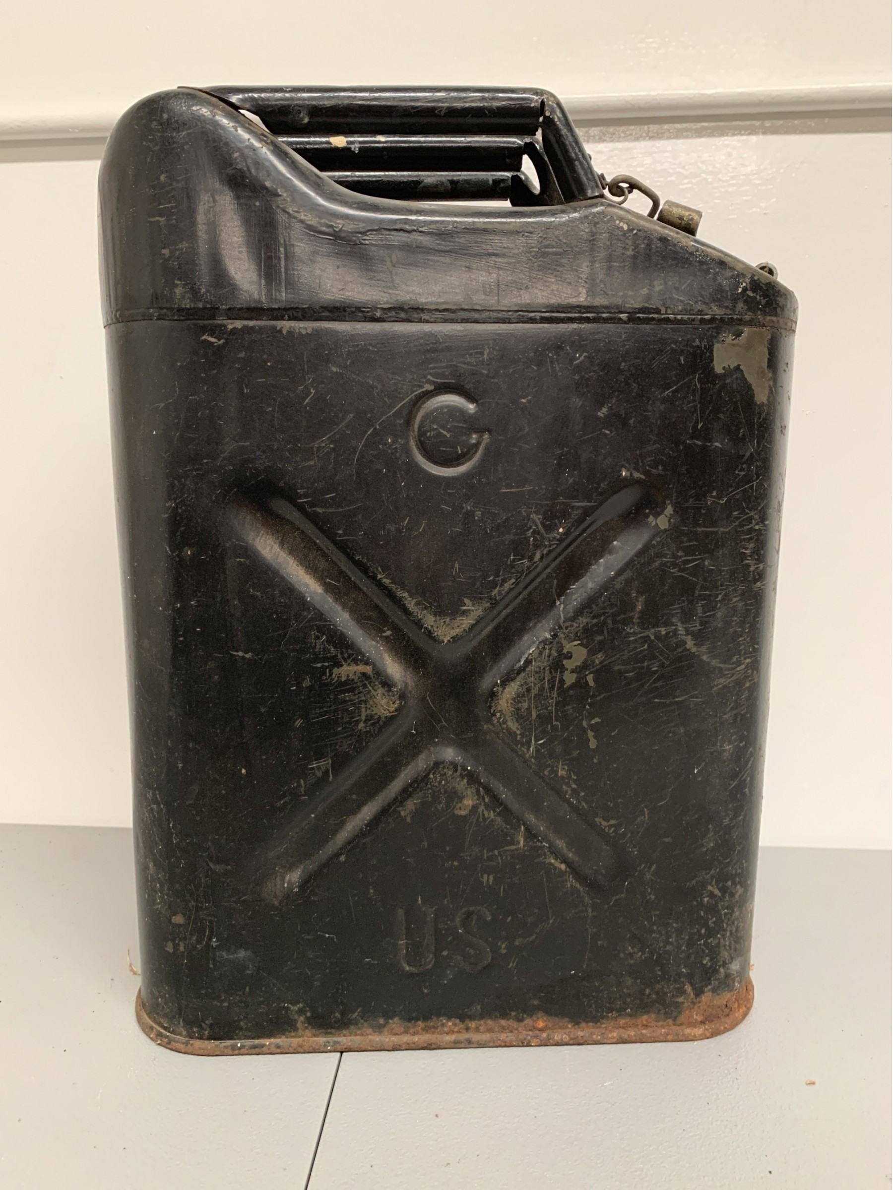 Vintage Jerry Can Army Military Gas Can 20-5-68 USMC Fuel ICC-5L