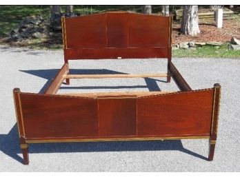 Attractive Deco Era Full Size Bed Headboard & Footboard Hathaway's Of New York City