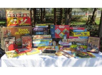 Large Lot Of Board Games