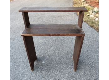 Free Standing Primitive Country Shelf