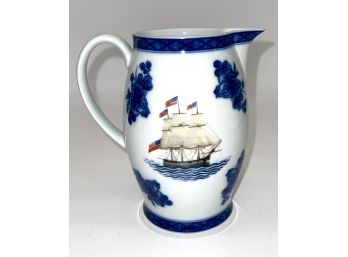 Mottahedeh U.S. Frigate 'Constitution' Portugal Pitcher