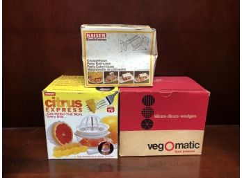 Three Vintage Kitchen Gadgets