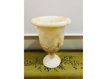 Tabletop Marble Footed Urn