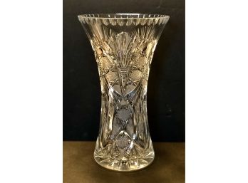 American Brilliant Period Cut Glass Vase