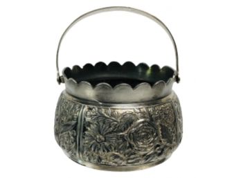 Pairpoint Petite Handled Floral Basket