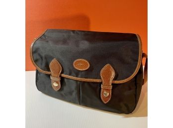 Vintage LongChamp Messenger Crossbody Bag Made In France