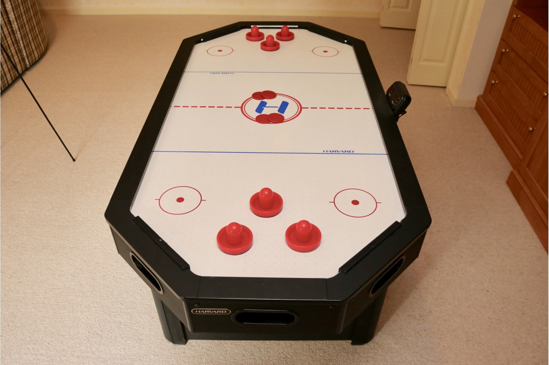 AP135 Harvard 2-in-1 Air Hockey/Pool Table Bundle $350 Easy To Flip Combo Table Wi