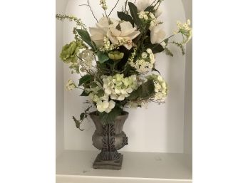 Stunning Silk Floral Arrangement As Pictured
