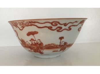 Vintage White And Red  And White Manufactured In Japan Hand Painted In Hong Kong