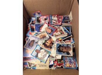 Box With More Than 800 1981 1982 & 1983 Topps Baseball Stickers