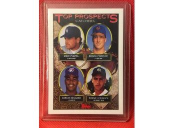 1993 Topps Mike Piazza/Carlos Delgado Rookie Card #701