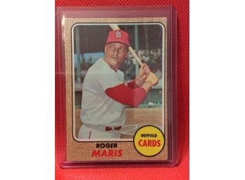 1968 Topps Roger Maris Card #330