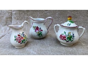 LUNEVILLE FAIENCE OLD STRASBOURG POTTERY FRANCE