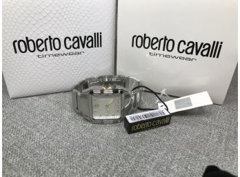 Fantastic $695 ROBERTO CAVALLI Unisex Watch - SWISS MADE - VERY High Quality - Box - Booklet - Warranty Card