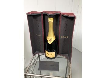 New In Box KRUG Grand Cuvee Brut Champagne 750ml - Collectors Item In Original Box - Unsure Of Year - NICE !