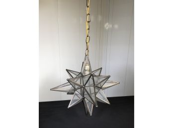 Amazing Moravian Star Chandelier / Light Fixture FANTASTIC PIECE - Very Desirable Piece - Nice Size !