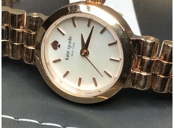Beautiful $595 Retail - KATE SPADE - NEW YORK Collection Ladies Watch - Rose Gold Tone Case & Bracelet - New!