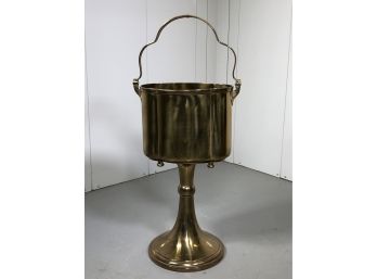 Wonderful Vintage Solid Brass Champagne / Wine Stand - Very Elegant & Regal - Very Nice Piece - Hard To Find