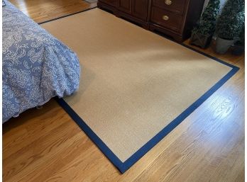 Fabulous Natural Sisal Cotton Bound Area Rug With Non-slip Backing Includes Protective Floor Pad