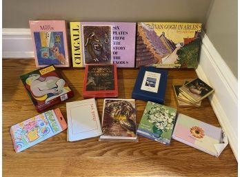 Large Bundle Of Printed Note Cards By Iconic 19th Century Artists And More