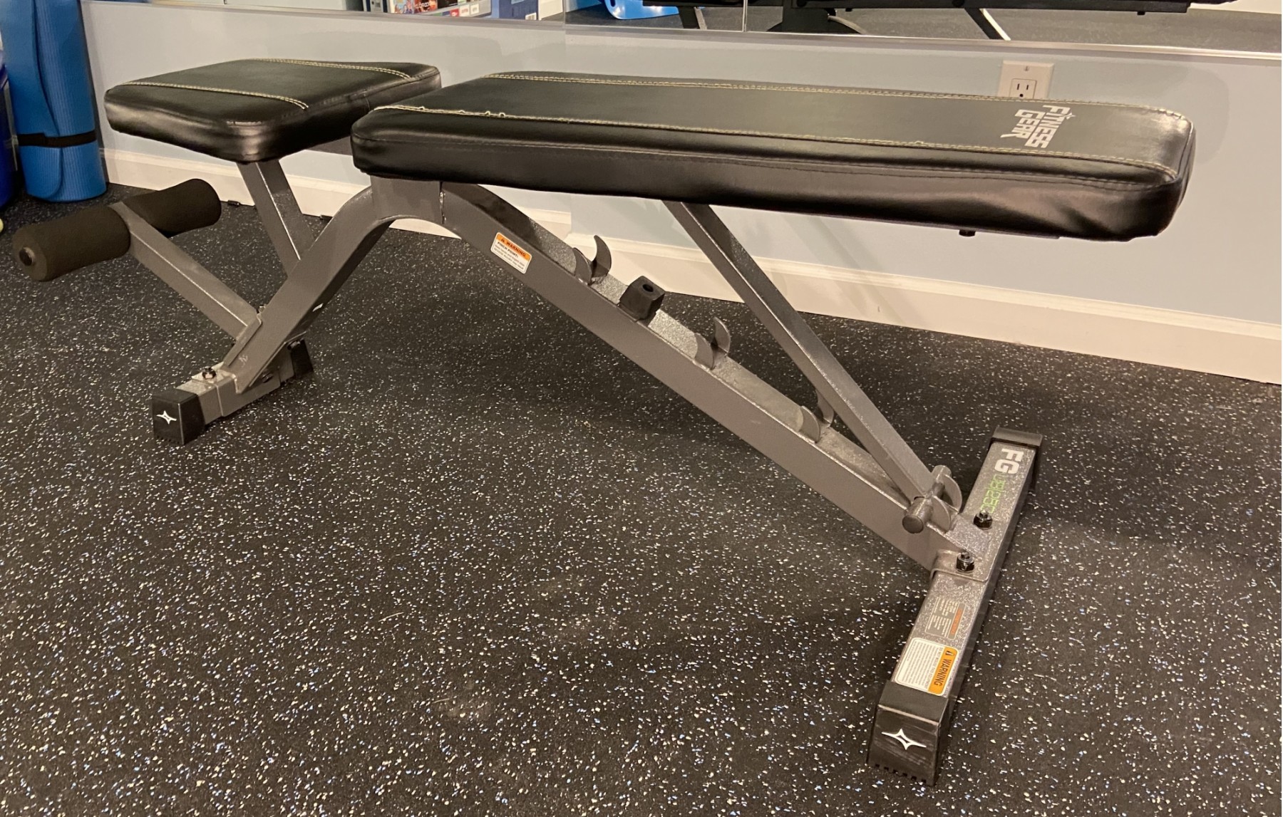 Bulldog Gear Adjustable Flat Weight Bench Folding Bench Bulldog