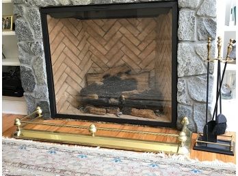 Fireplace Fender And Tools