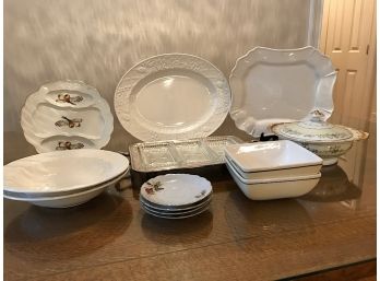 Assorted Serving Pieces