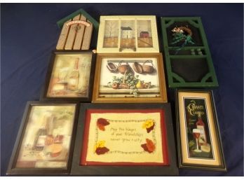 Lot Of 8 Kitchen Wall Decor