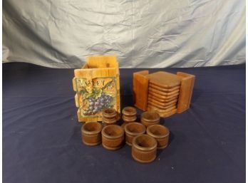 Napkin Holders - Coaster And Candle Stick Holder Lot